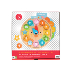Wooden Learning Clock: Multi-Language + Counting + Colors By Petit Collage (Created by) Cover Image