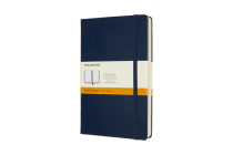 Moleskine Notebook, Expanded, Large, Ruled, Sapphire Blue, Hard Cover (5 x 8.25) By Moleskine Cover Image