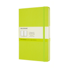 Moleskine Classic  Notebook, Large, Plain, Lemon Green, Hard Cover (5 x 8.25) By Moleskine Cover Image