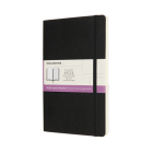 Moleskine Notebook, Ruled-Plain Black, Large, Soft Cover (5 x 8.25) By Moleskine Cover Image