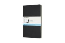 Moleskine Cahier Journal, Large, Dotted, Black (5 x 8.25) By Moleskine Cover Image