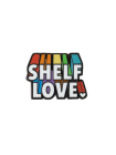 Shelf Love Enamel Pin By Out of Print Cover Image