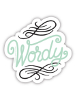 Wordy Sticker (Lovelit) By Gibbs Smith Gift (Created by) Cover Image