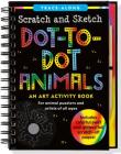 Scratch & Sketch Dot-To-Dot Animals (Trace-Along) By Inc Peter Pauper Press (Created by) Cover Image