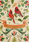 Festive Cardinals Small Boxed Holiday Cards By Inc Peter Pauper Press (Created by) Cover Image