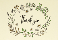 Native Botanicals Thank You Notes (Stationery, Note Cards, Boxed Cards) By Peter Pauper Press Inc (Created by) Cover Image
