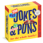 290 Bad Jokes & 75 Punderful Puns for the Whole Family Page-A-Day Calendar 2024: The World's Bestselling Jokes Calendar By Workman Calendars Cover Image